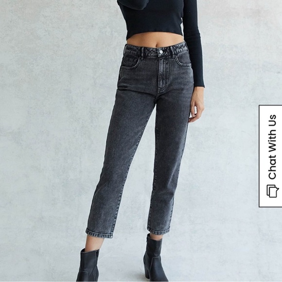 Black pacsun mom jeans women’s 26 - Picture 1 of 6